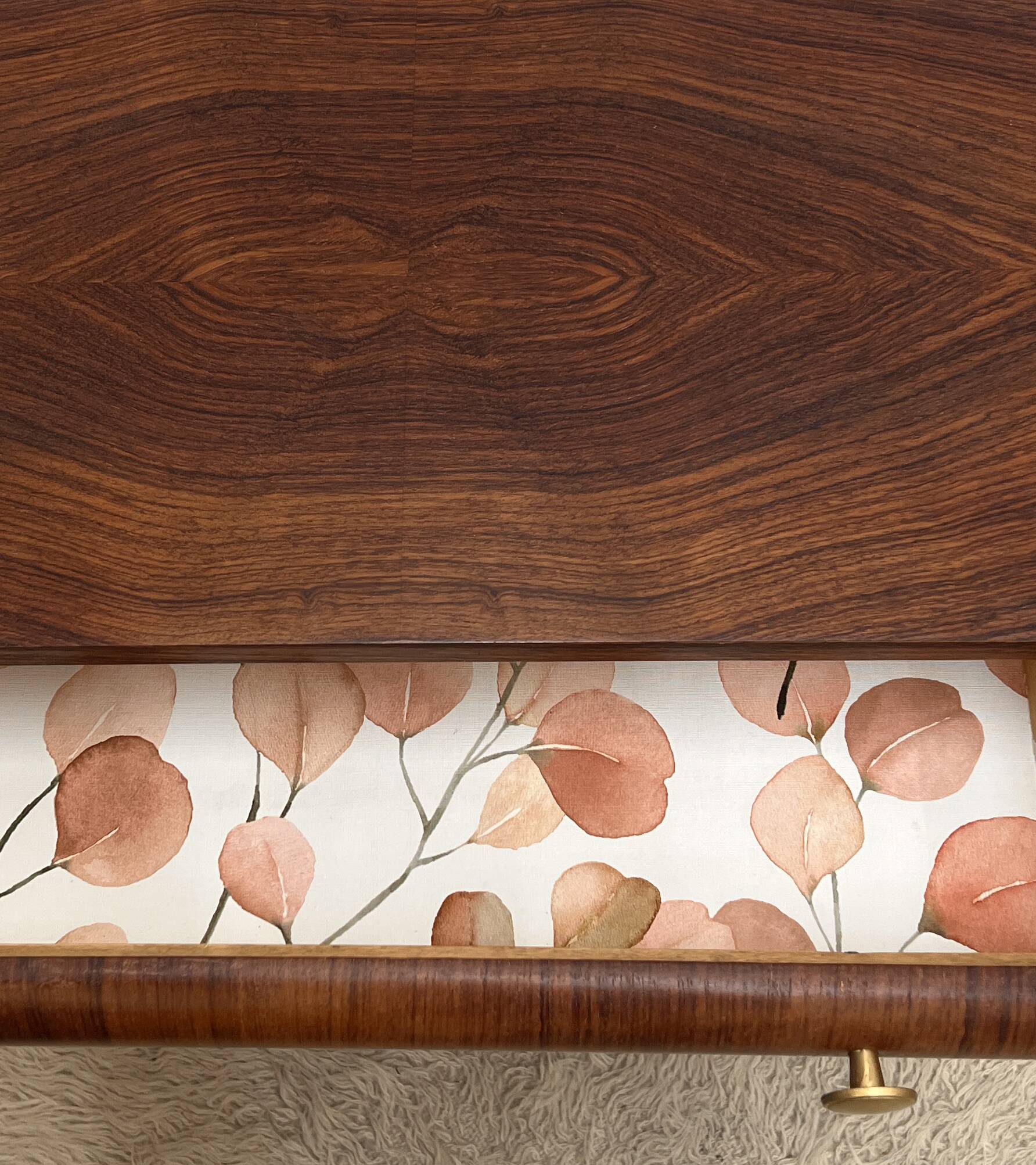 Art Deco side table - Rosewood, 1920s-1950s