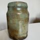 Turquoise and gilded earthenware potter's vase