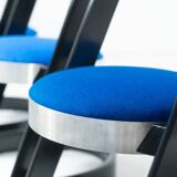 Set of 6 Chairs by Willy Rizzo for Mario Sabot, Italy, 1970s - New Upholstery