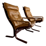 Duo "Siesta" lounge chairs by Ingmar Relling for Westnofa, 1960