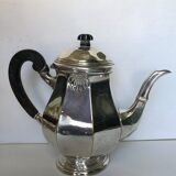 Tea service party and silver metal coffee