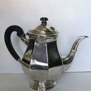 Tea service party and silver metal coffee