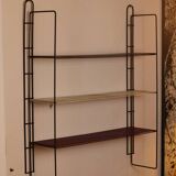 Tricolor String shelf in perforated metal