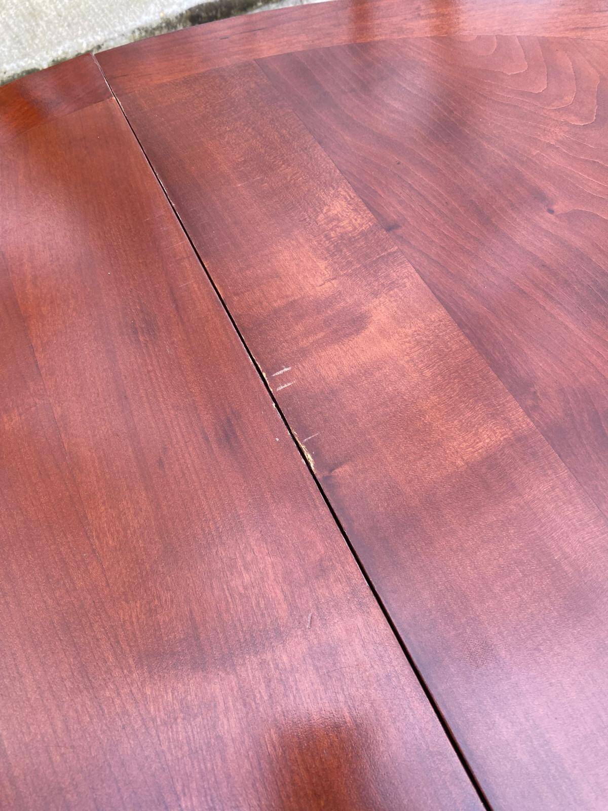 19th-century wooden extendable console table with 3 extensions.