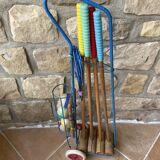 Complete and vintage croquet game