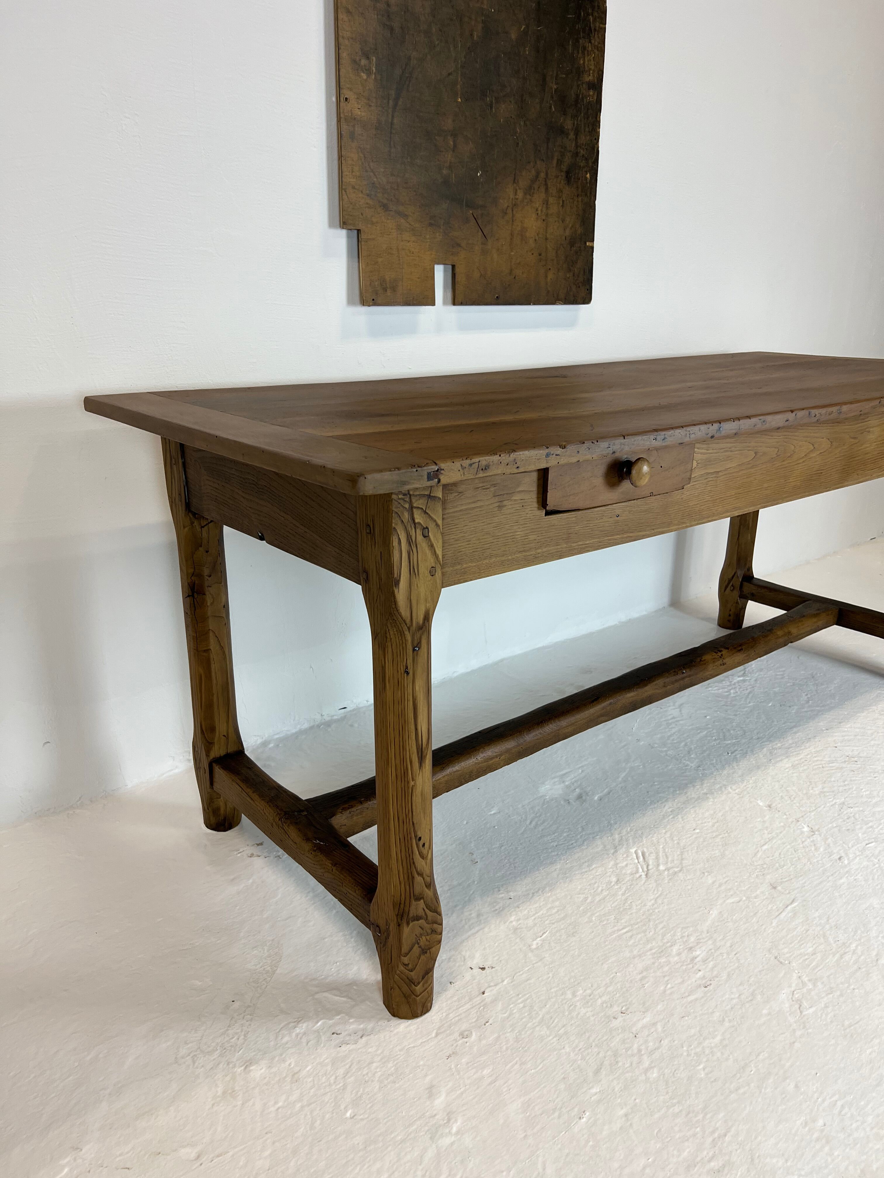 Old oak farmhouse table, 20s