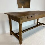 Old oak farmhouse table, 20s