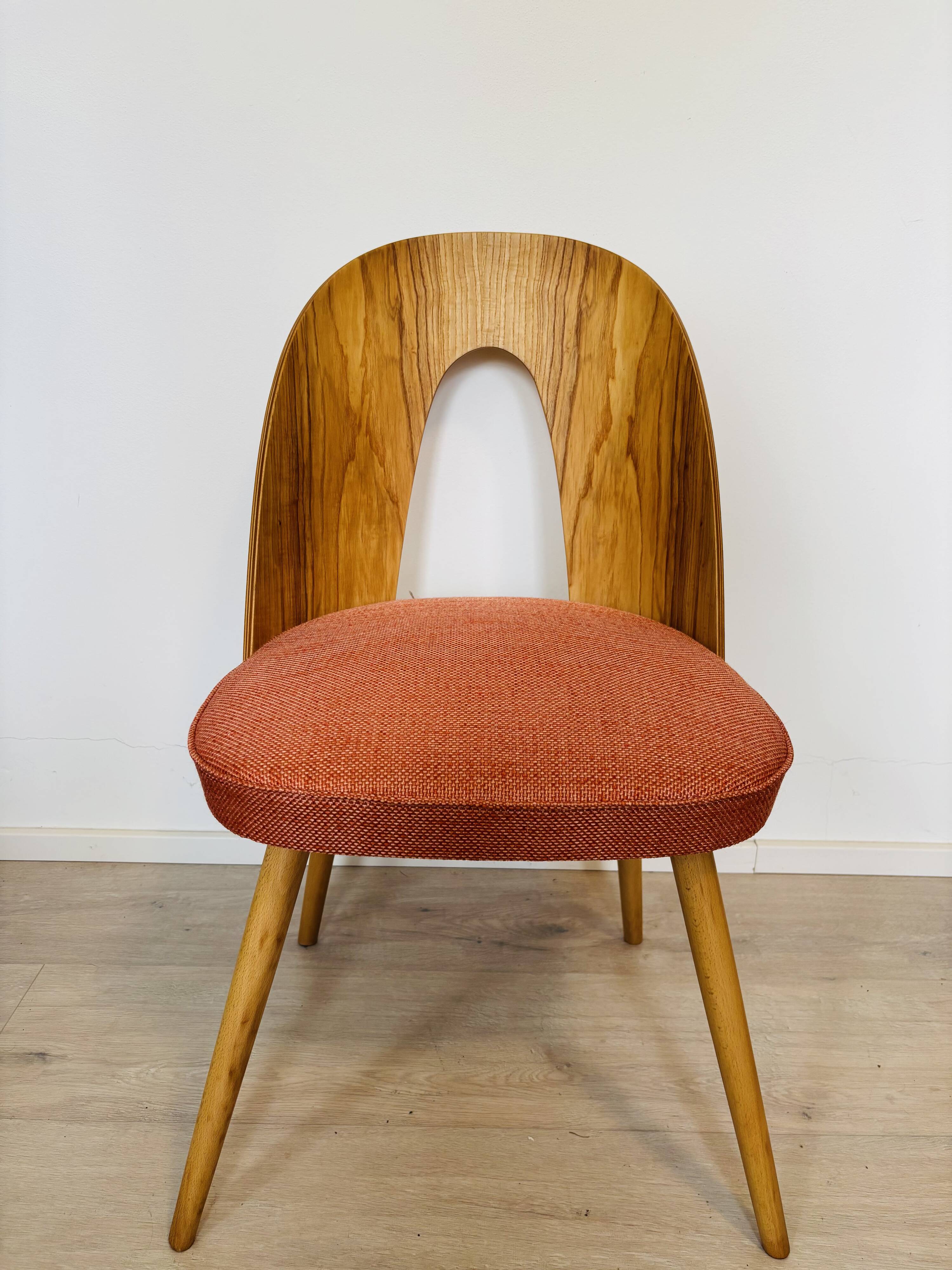 Fully Restored Vintage Dining Chair by Antonin Suman for Ton