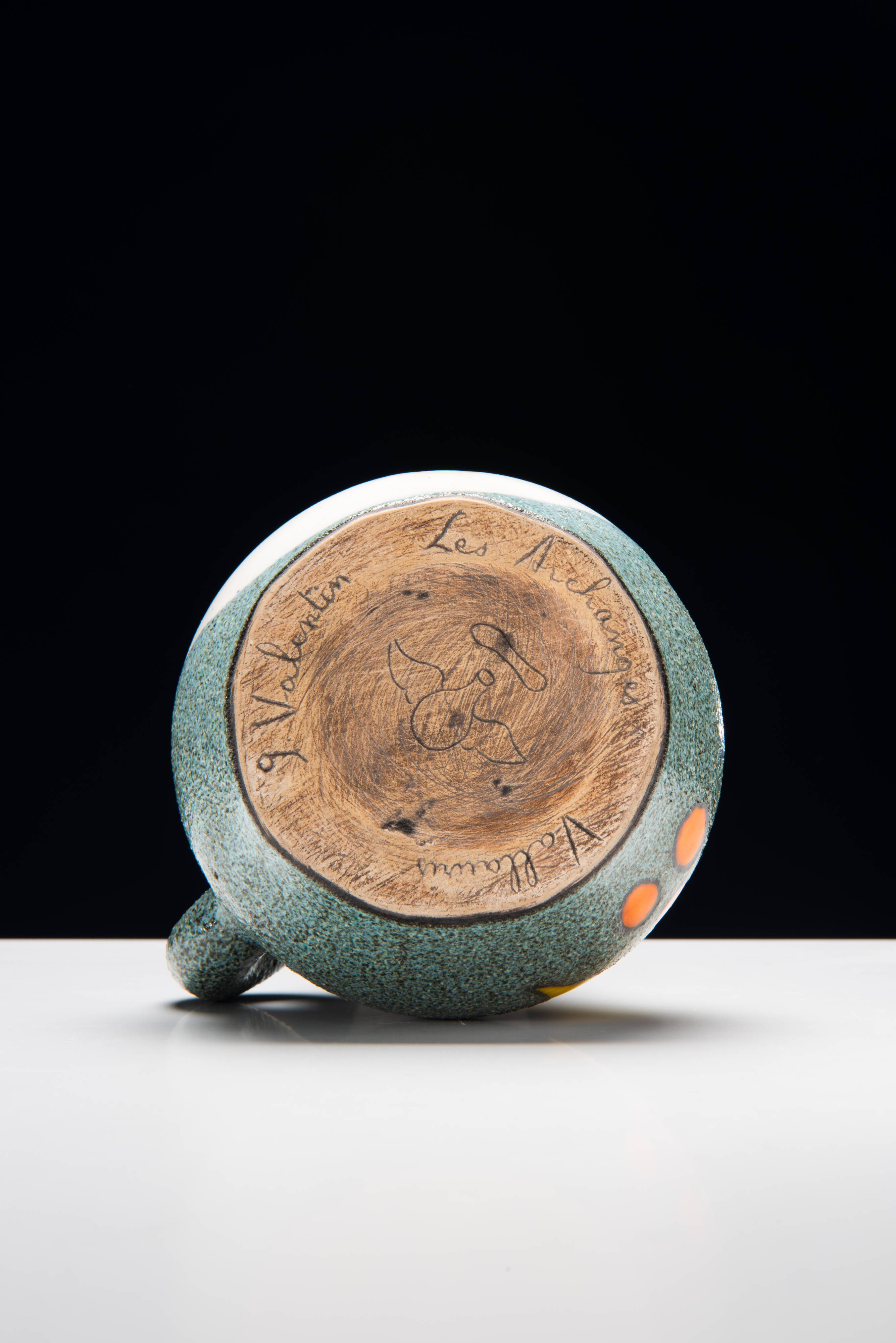 Ceramic Vase - 1950's- France - Gilbert Valentin & Les Archanges