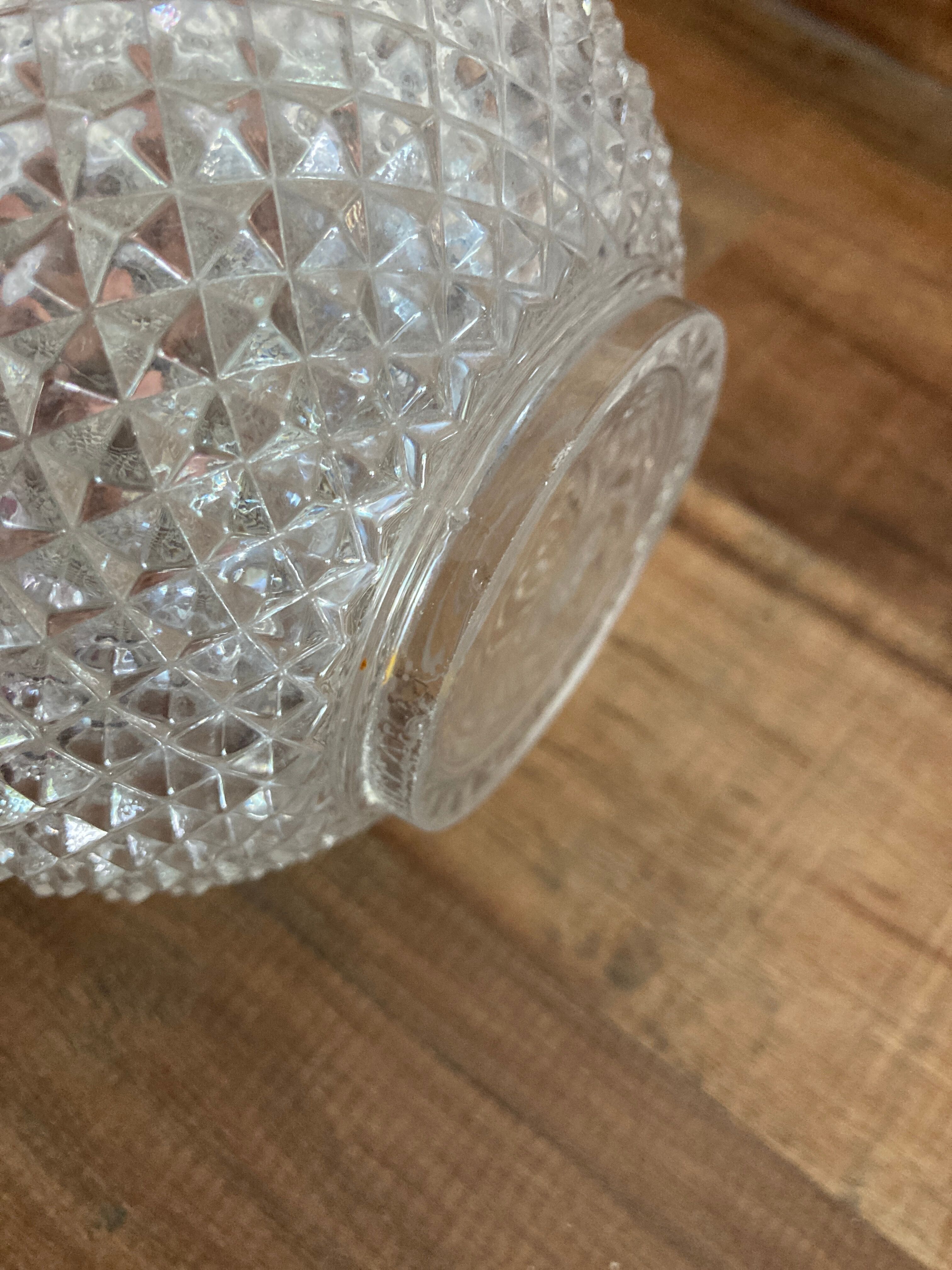 Baccarat diamond tip carafe