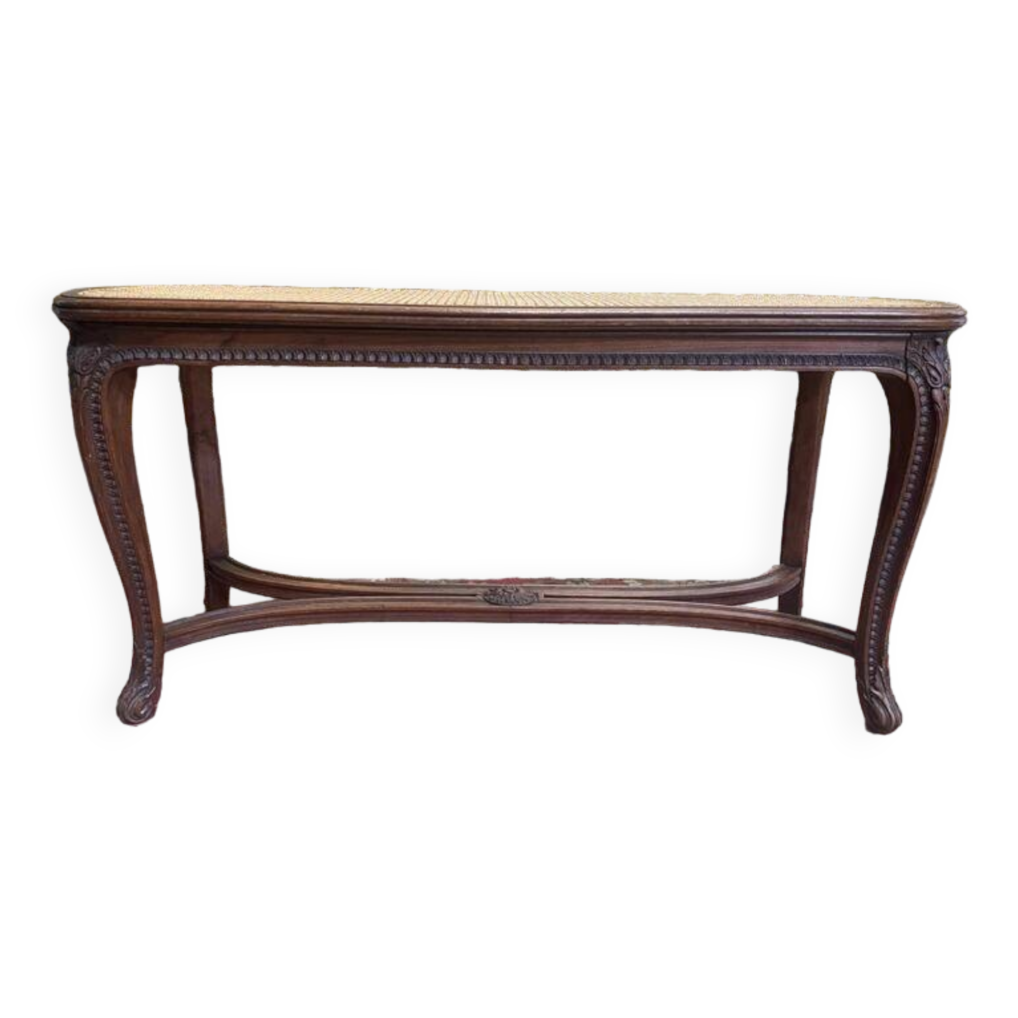 Bench - Louis XV cane piano bench