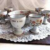 Set of 6 shells with stoneware cup Bergère de France