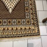 Vintage Persian oriental wool rug