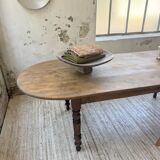 Oval farmhouse table 250cm pine
