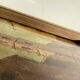 Orientalist oil, wooden and glass frame