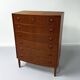 Danish curved chest of drawers, 1960s | teak (2nd)
