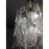 Lustre italien en verre de Murano