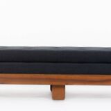 Vintage oak convertible bench by Alain Gaubert