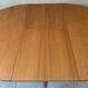 Vintage scandinavian table from the 60s extendable with butterfly extension