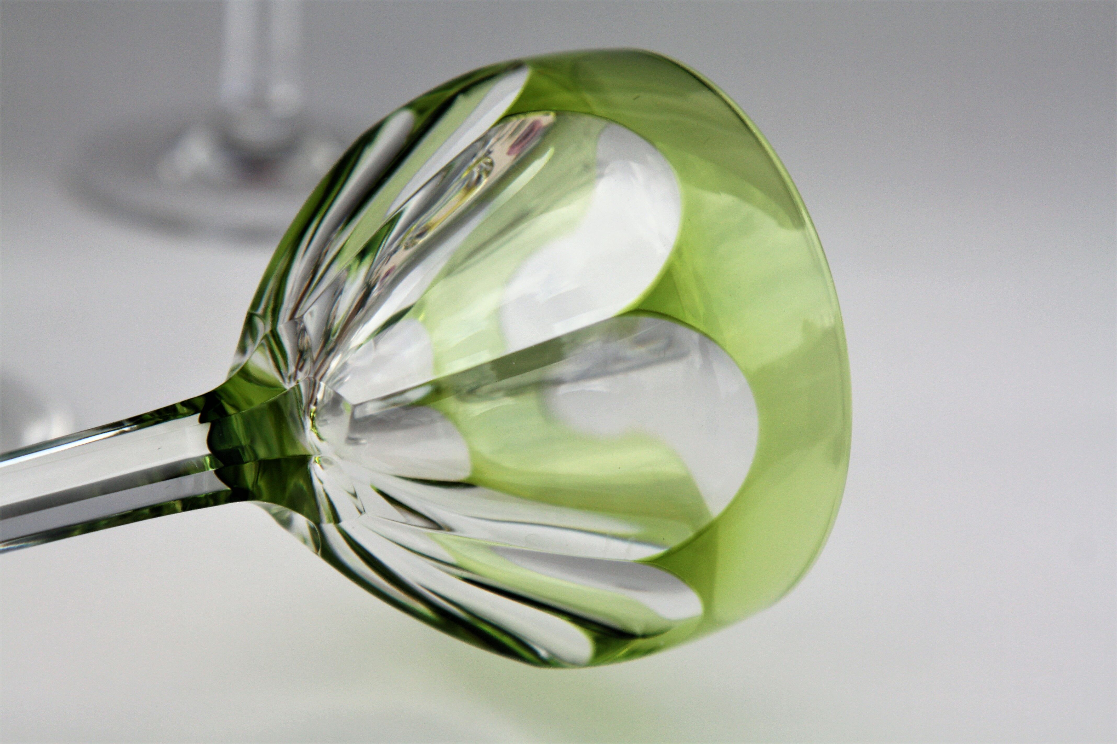 Set de 5 verres Roemer Val St Lambert