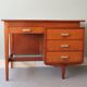 Vintage office 1960s oak