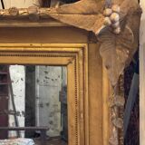 Large antique gilded mirror