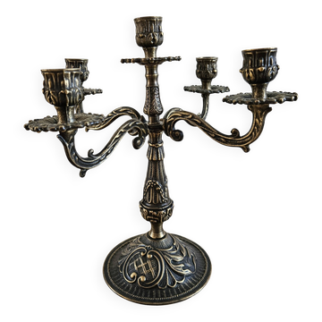 Antique patinated bronze chandelier