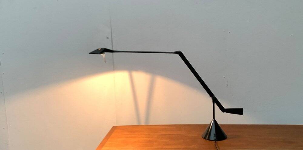 Vintage postmodern Italian table lamp Zelig by Walter Monici for Lumina, 1990s.