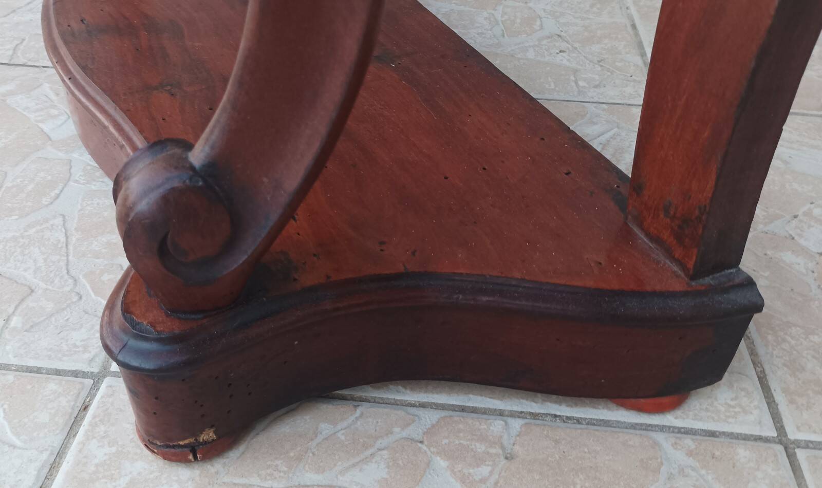 Napoleon III mahogany console
