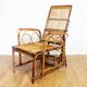 Fauteuil relax en rotin, Bauhaus 1930