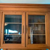 Natural wood sideboard