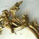 Large antique bronze tabletop, Louis XV style, putti, cherubs