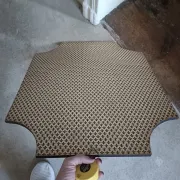 Art Deco mirror with beading