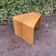 Scandinavian trapezoidal side table