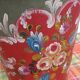 Hand-painted wooden umbrella stand