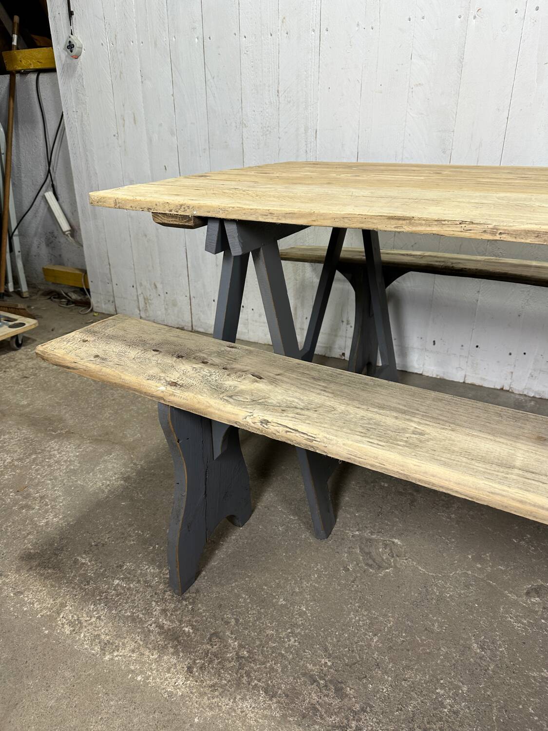Table et bancs guinguettes