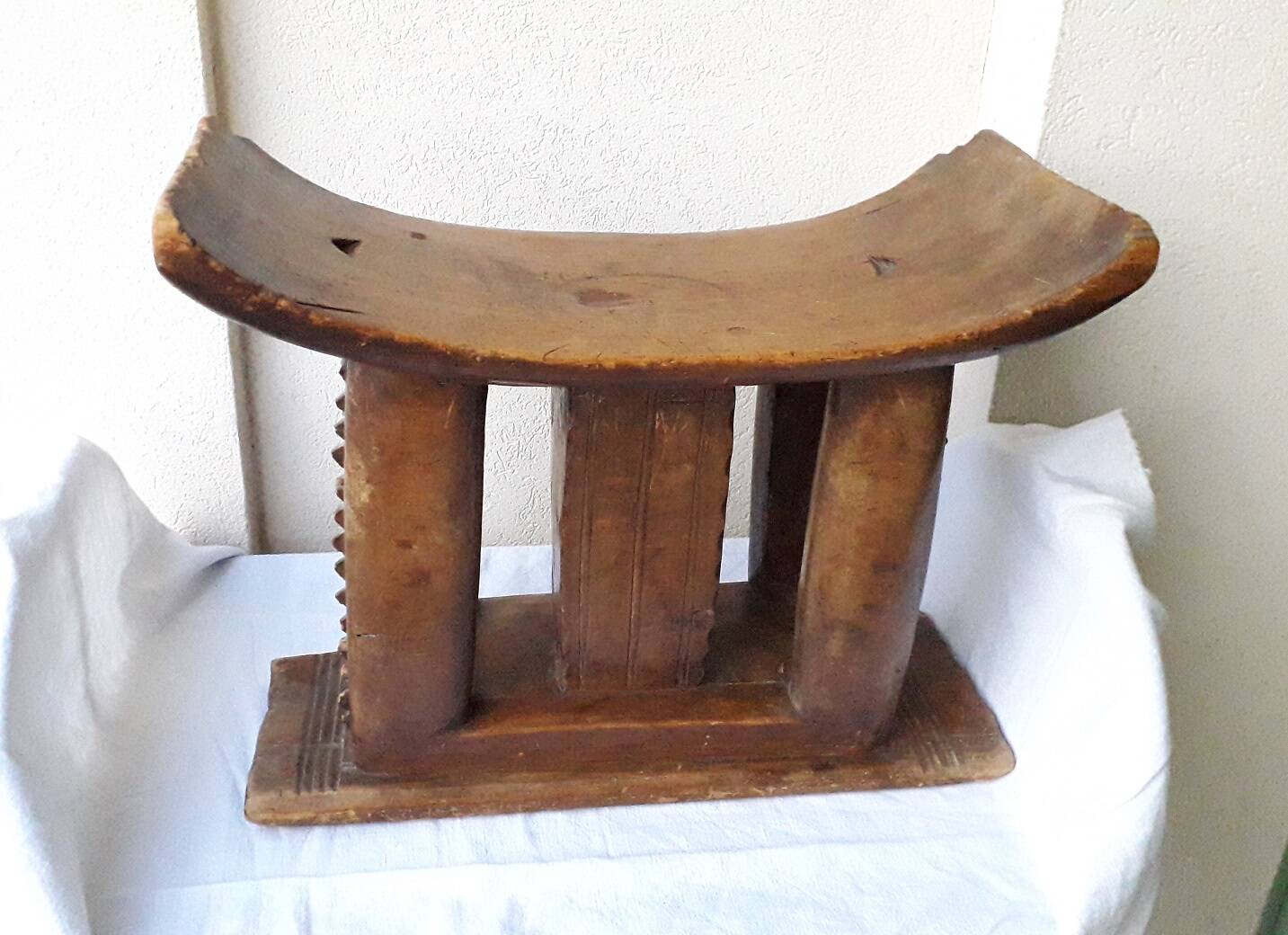 African wooden stool
