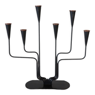 Candleholder by Gunnar Ander for Ystad-Metall, 1960s