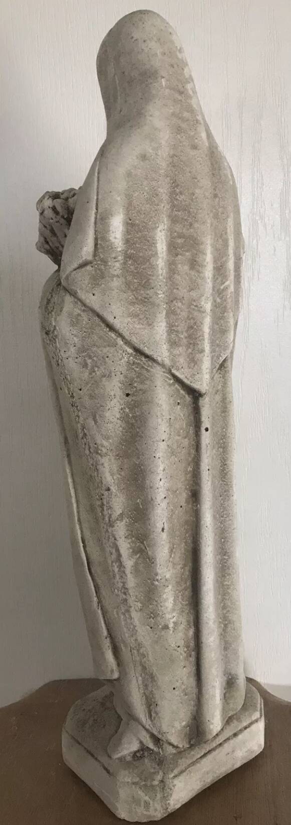 Religious statue of sainte therese of lisieux “the little flower of jesus” in stone