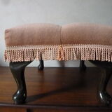 Rests English feet in velvet