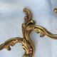 Pair of gilded bronze