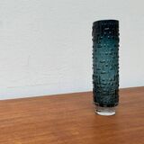 Brutalist Glass Bulb Vase Mid-Century Model F231 by Emil Funke for Gral