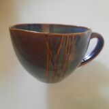 Rare Set 3 Coffee Cups and Saucers Médard De Noblat By Hualian Copenhagen Blue new condition