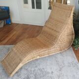 Karlskrona rattan daybed by Carl Öjerstam