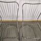 Lot de 4 chaise design en métal chromé années 70