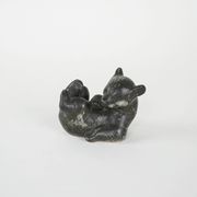 Ceramic teddy bear figurine, Danish design, 1960s, made in Denmark