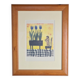 Eliza Kopec, Primavera, 1990s, Lithograph, Framed