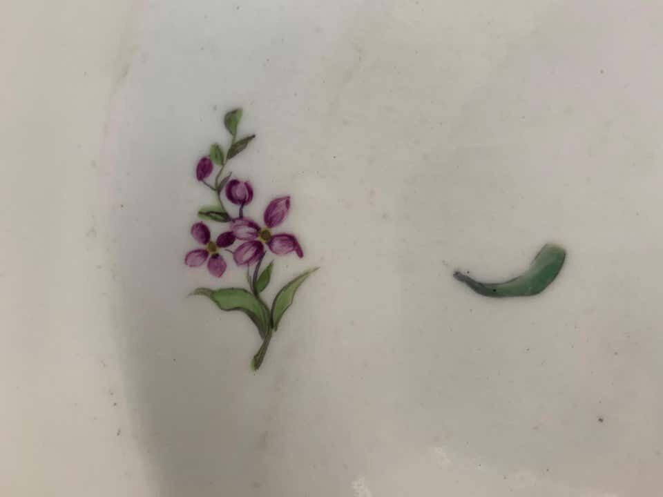 Chinese porcelain plate of the 18th century indian company