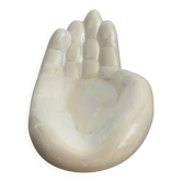 Vintage ceramic hand catchall from the 1970s.