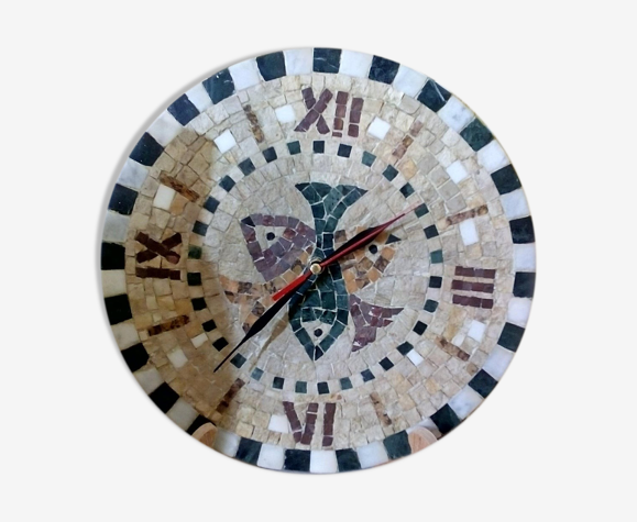 Mosaic Wall Clock Decorative Selency - Wall Of Clocks Decor